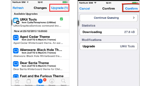 Como atualizar Cydia para iOS 7 8
