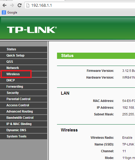 Como mudar senha wifi no roteador tp link (4)