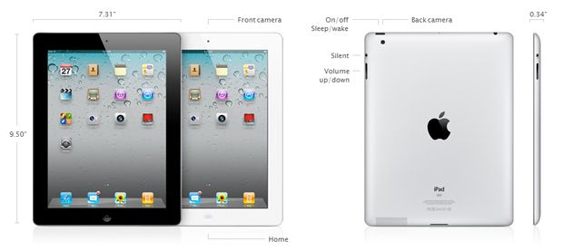 iPad2 características técnicas