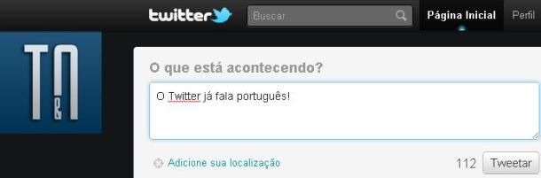 twitter fala português