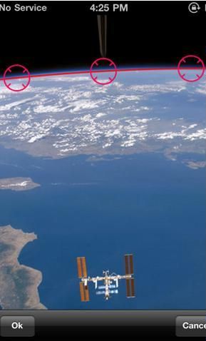 spaceLab screenshot3 Iphone no espaço