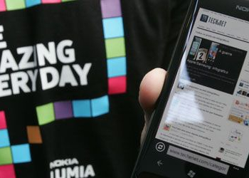 A apresentação dos nokia lumia