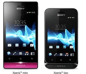 Sony Xperia miro - Sony Xperia tipo