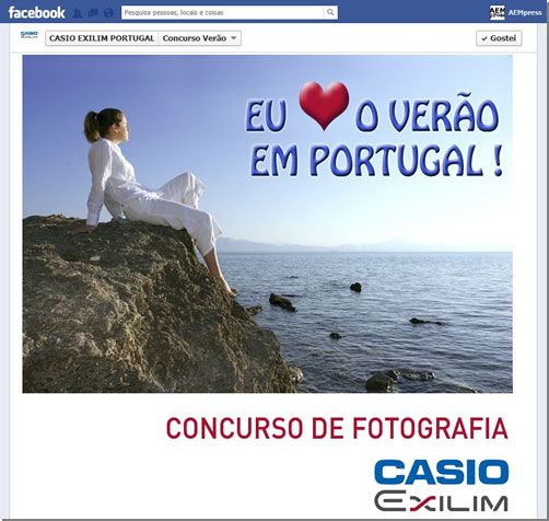 Casio Exilim Portugal lança concurso no Facebook
