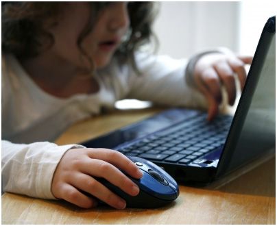 Child on computer
