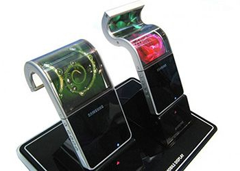 Samsung planeja iniciar a produção em massa de telas flexíveis para tablets e smartphones