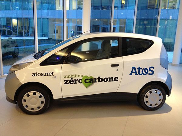 Atos and Bolloré Group launch first 100% electric corporate car fleet 