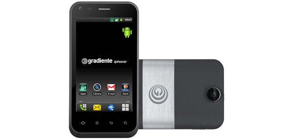 Smartphone Gradiente Neo One GC 500 SF  Dual Chip  Android 2.3.4  3G