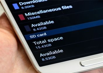 Galaxy s4 apresenta apenas 8. 53 gb disponível para uso