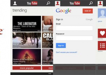Microsoft e google vão criar uma versão do youtube para windows phone