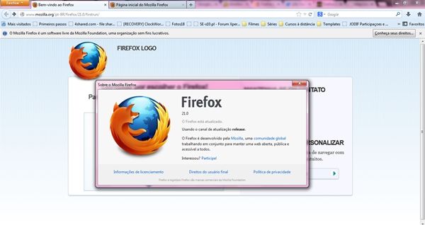 Firefox 21 para desktop já está disponível para todas as versões do Windows, Mac e Linux (Foto: Tech&Net)