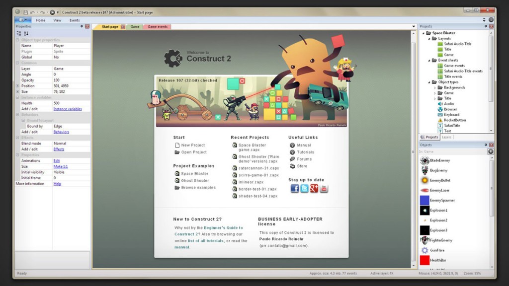 Construct 2 - Uma ferramenta ideal para quem deseja se iniciar no ...