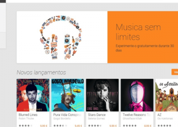 Google play music premium já está disponível em portugal