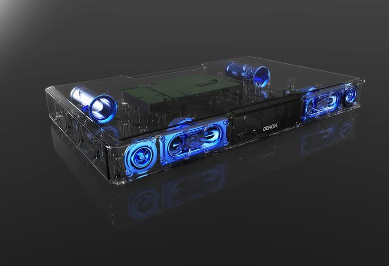 Denon-tv-speaker-base-dark