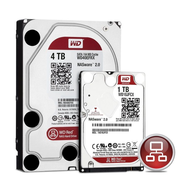WD Red de 2,5’  -  WD Red de 3,5 