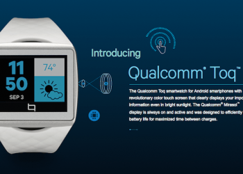Toq: qualcomm entra no jogo dos smartwatchs