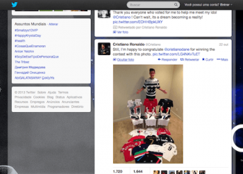 Conta twitter cr7