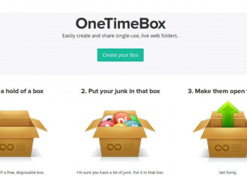 Onetimebox – compartilhe documentos numa única pasta cloud sem precisar de aplicativos