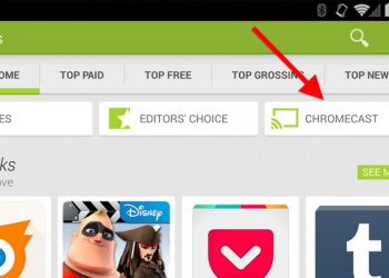 Chromecast google play