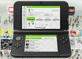 Atualização do nintendo 3ds traz a rede social gamer miiverse ao portátil