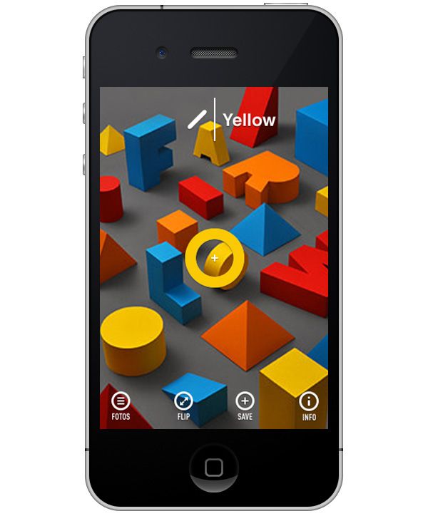 ColorADD Yellow aplicação, App, ColorADD, daltónicos, Fundação Vodafone, smartphones, telemóvel TecheNet Coloradd-yellow
