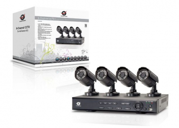 Kit de vigilância da conceptronic liga até oito câmaras em simultâneo