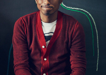 Vencedor do grammy, cantor, compositor e produtor pharrell williams