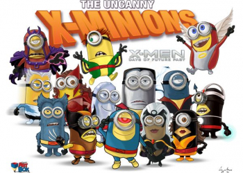 Artista transforma os adoráveis minions em x-men