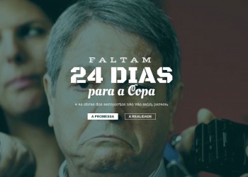 Site aponta promessas não cumpridas para a copa 2014