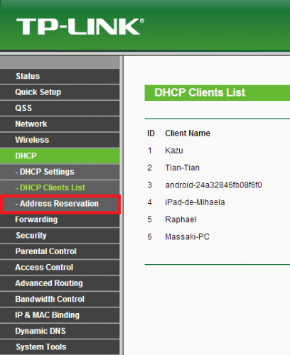 Como fixar endereço ip através da reserva no dhcp (4)