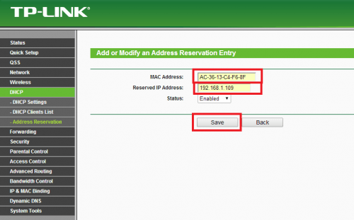Como fixar endereço ip através da reserva no dhcp (6)
