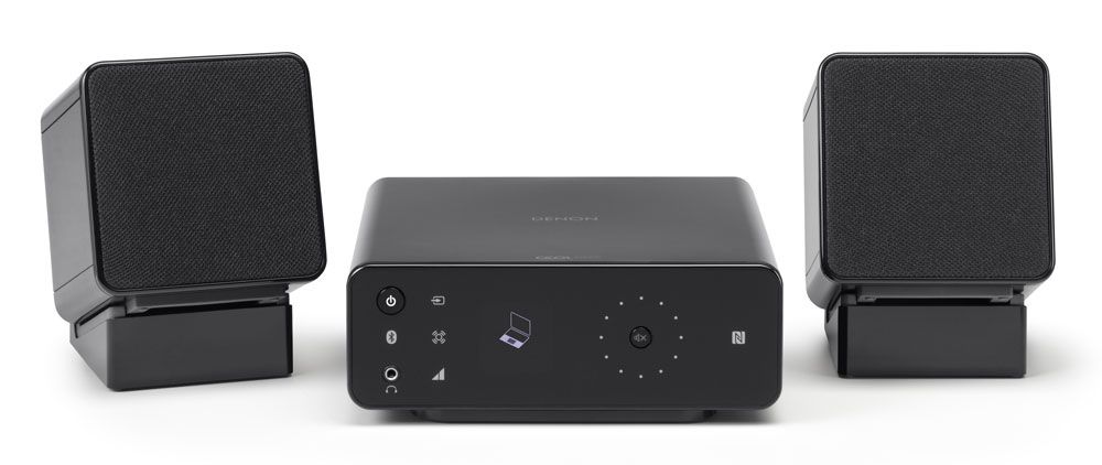 denon ceol carino bk front view system lying CEOL Carino, computador, DAC, desktops, dispositivos móveis, notebooks, sistema de áudio TecheNet Denon-ceol_carino-bk-front-view-system-lying