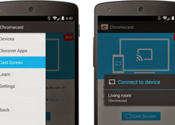Google chromecast screen cast