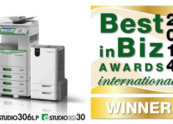 Toshiba distinguida com ouro nos “best in biz awards 2014 international”