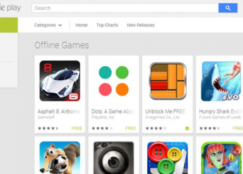 Google play ganha secção offline