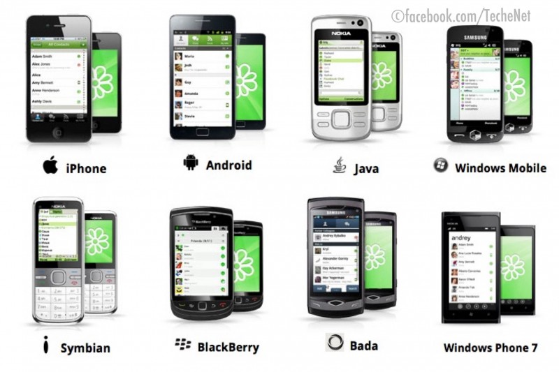Plataformas móveis suportadas: iPhone, Android, Java, navegadores Móveis e Windows Mobile. (foto: reprodução da internet)