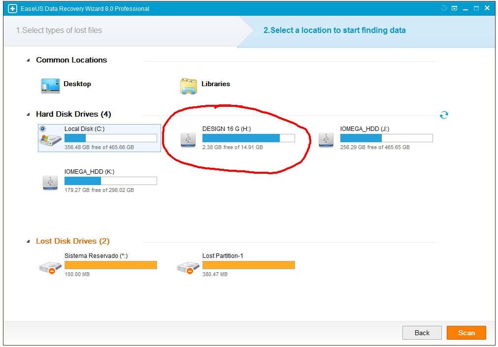 data recovery easeus