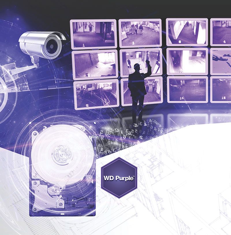 WD Purple: discos rigídos para videovigilância