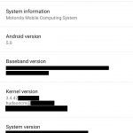 Moto X 2014 Lollipop About Phone android 5.0 lollipop