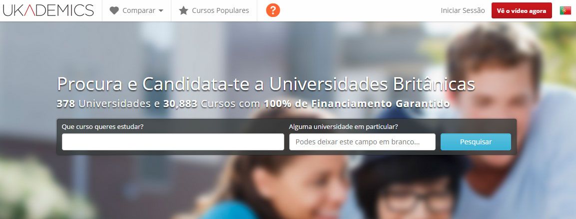 plataforma e aplicação online portuguesa UKADEMICS