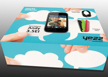 Caixa Yezz Natal Avenir Telecom auscultadores TecheNet Pacote de smartphone e auscultadores para o natal