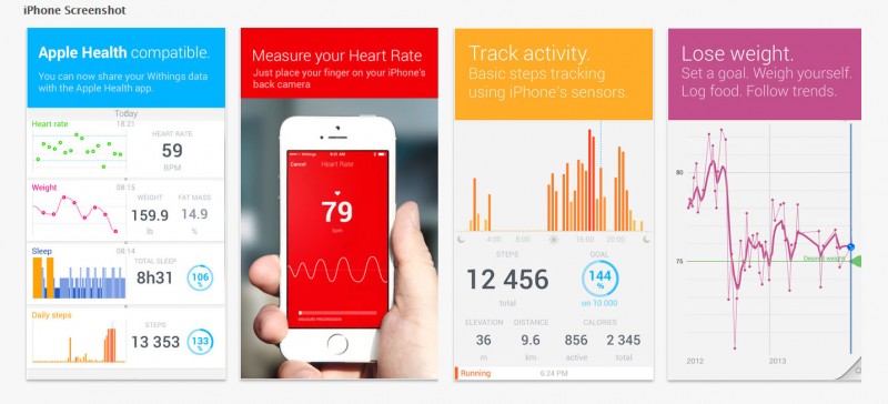 aplicação Health Mate