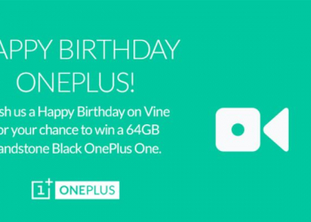 Oneplus one aniversário