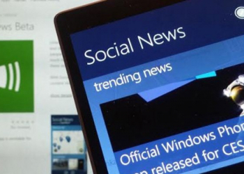 Microsoft social news windows phone