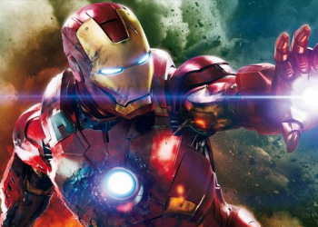 Iron man robert downey jr braço robótico