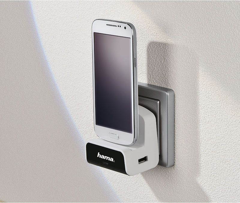 Hama Docking Charger with Micro USB and USB Connection carregador, Docking Charger com Micro USB e Ligação USB, Hama, smartphone, smartphones, tablet TecheNet Docking charger com micro usb e ligação usb