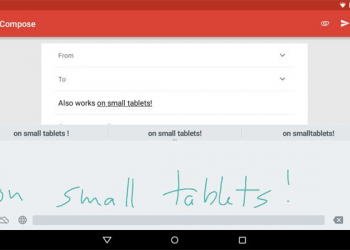Google handwriting input