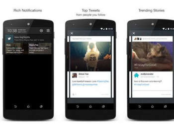 Twitter actualização android highlights