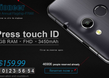 Smartphone elephone p7000