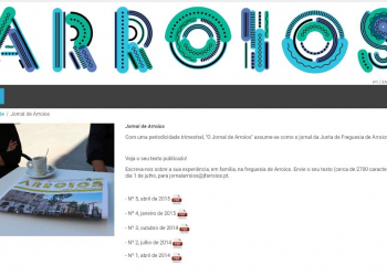 Jornal de arroios com qr-code